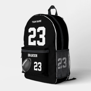 Fußball-Rucksack High School personalisiert Bw Bedruckter Rucksack