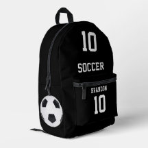 Fußball-Rucksäcke schwarz personalisiert Spieler G
