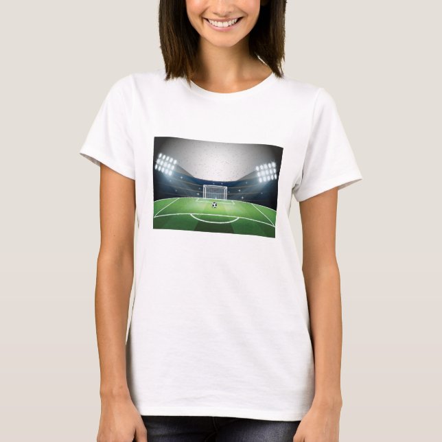 Fußball-Rückzugsziel T-Shirt (Vorderseite)