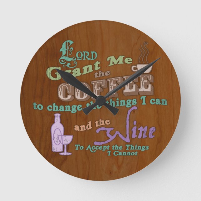 Fußball Runde Wanduhr (Vorderseite)