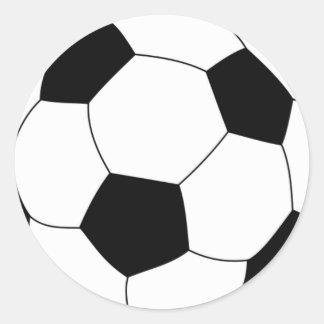 Fußball Runder Aufkleber