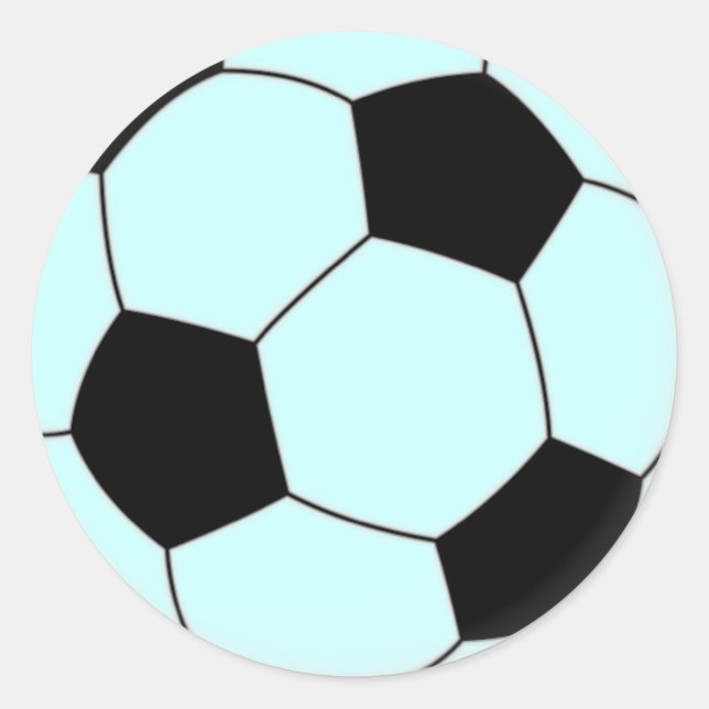 FUSSBALL RUNDER AUFKLEBER (Vorderseite)