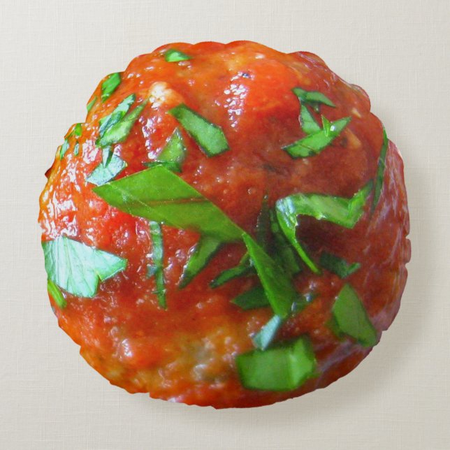 Fußball-Rundkissen Rundes Kissen (Vorderseite)