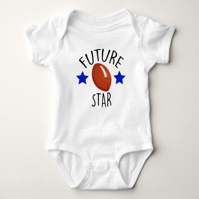 Fußball-Säugling Bodysuit, Fußball-Geschenk Baby Strampler (Vorderseite)