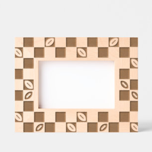 Fußball-Schachbrettmuster Geätzte Rahmen