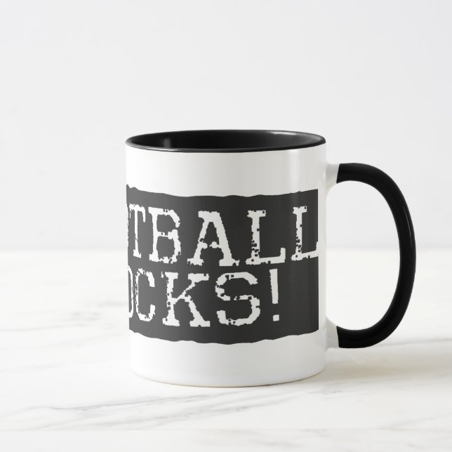 Fußball schaukelt Rot Tasse (Rechts)