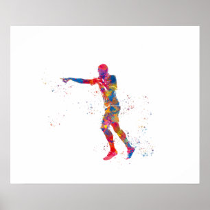 Fußball-Schiedsrichter Poster