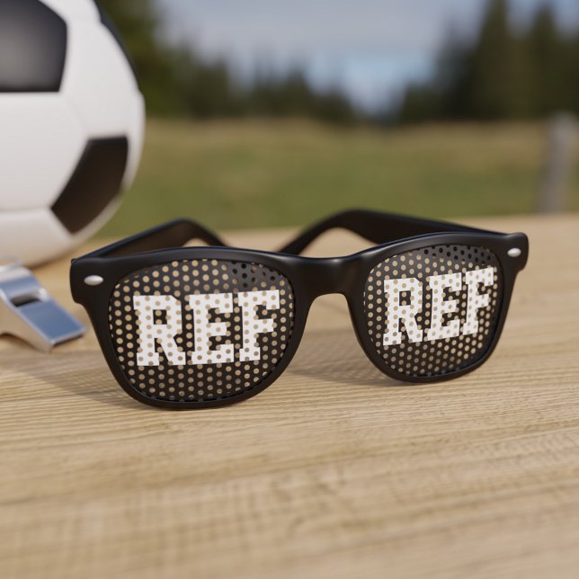 Fußball-Schiedsrichter SportRetro-Sonnenbrille Partybrille (Von Creator hochgeladen)