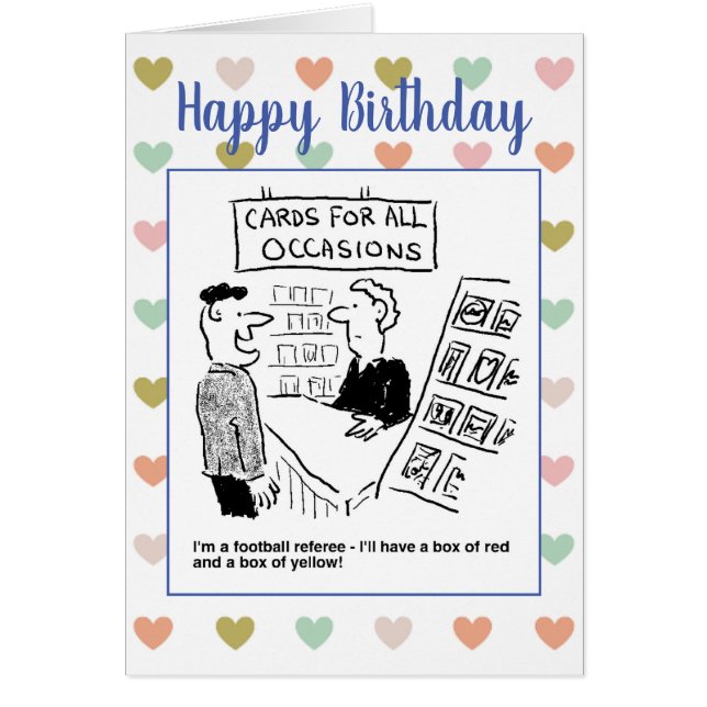 Fußball-Schiedsrichter will, rote und gelbe Karten (Vorne)