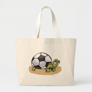 Fußball-Schildkröte Jumbo Stoffbeutel