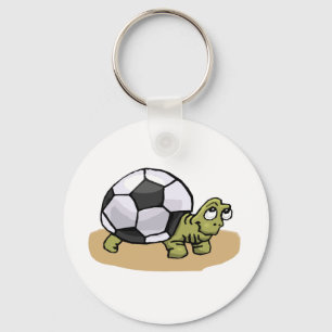 Fußball-Schildkröte Schlüsselanhänger