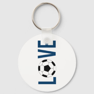 Fußball-Schlüsselanhänger (blau) Schlüsselanhänger