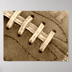 Fußball schnürt sich Plakat