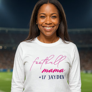 Fußball-Schulteam-Mama Tri-Blend Shirt
