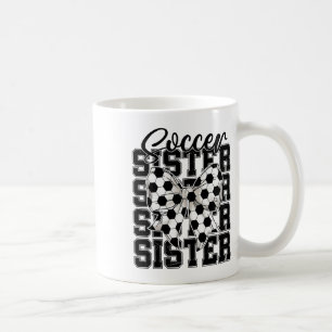 Fußball Schwester Kokette Schleife Fußball Sport F Kaffeetasse