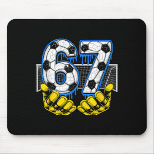 Fußball Sechs Sieben 67 Lustiges Gen Alpha Meme Mousepad