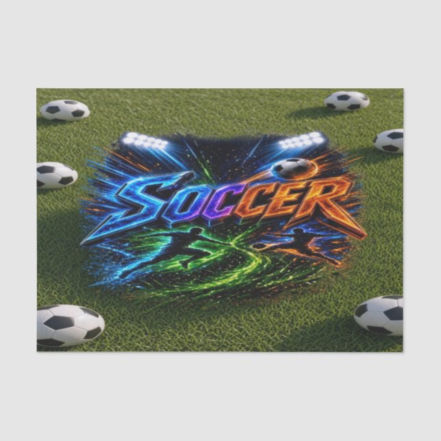 Fußball Seidenpapier (Vorderseite)