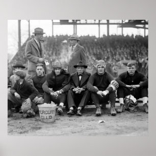 Fußball-Seitenlinie, 1924 Poster