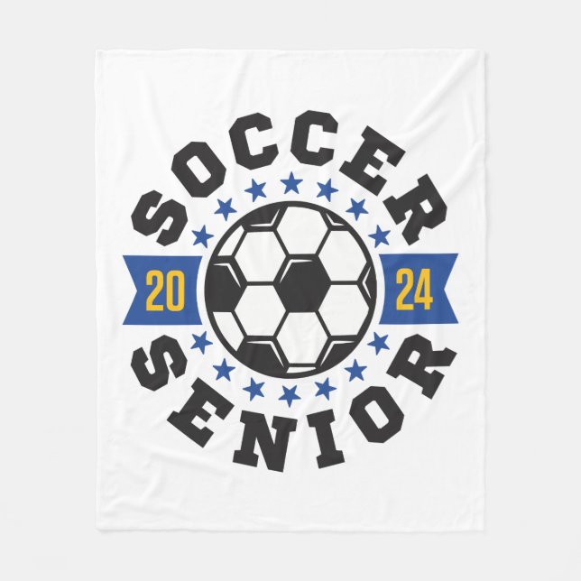 Fußball Senior 2024 Fleecedecke (Vorderseite)