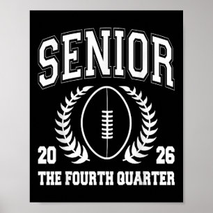 Fußball Senior Cl von 2026 High School Senior 4. Poster