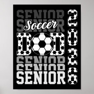 Fußball Senior Papa Abschluss 2026 passende Famili Poster