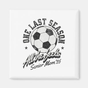 Fußball Seniorenmutter 2026 abgenutzt Magnet