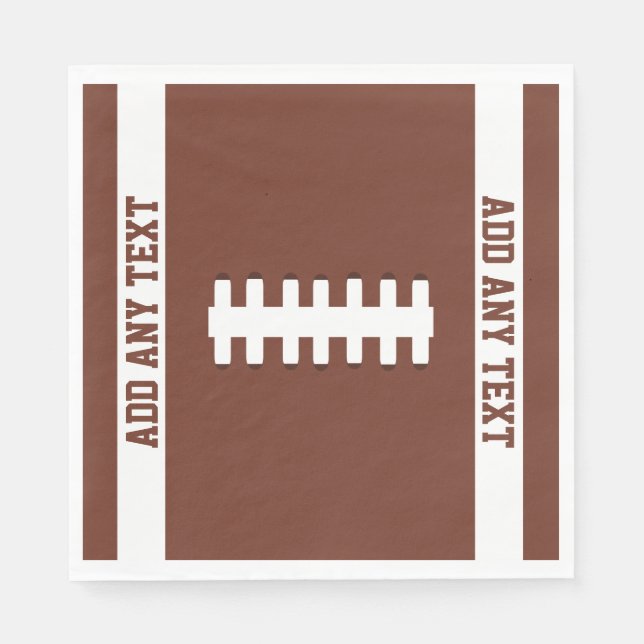 Fußball Serviette (Vorderseite)