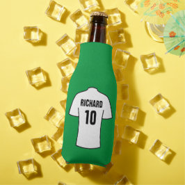 Fußball-Shirt in Weiß Flaschenkühler