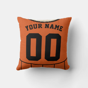 Fußball-Shirt Orange Template Kissen