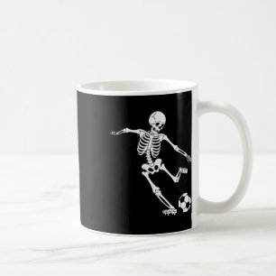 Fußball Skelett Halloween Männer Jungen Fußballspi Kaffeetasse