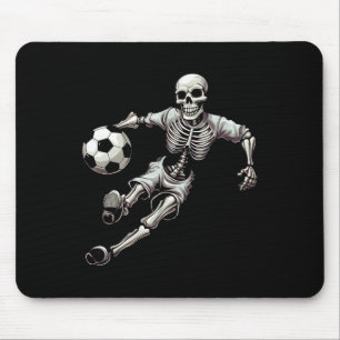 Fußball Skelett spielt Fußball Halloween Schädel L Mousepad