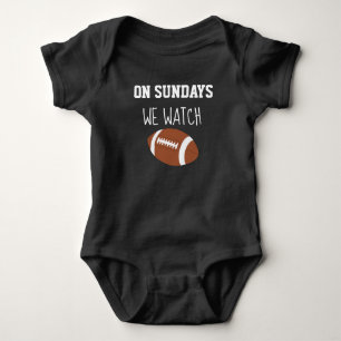 Fußball Sonntags New Dad Geschenk Baby Boy Strampler