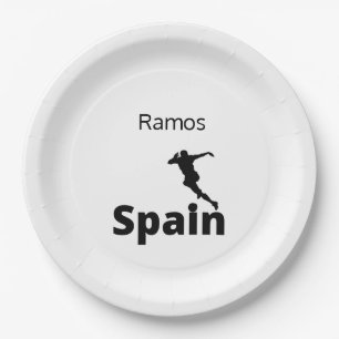 Fußball Spanien Pappteller