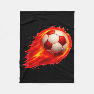 Fußball Spaß Bunter Effekt Tie Dye Schwarz Gelb So Fleecedecke