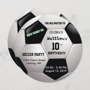 Fußball Spaß ⚽ Geburtstag Episches Party Einladung