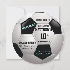 Fußball Spaß ⚽ Geburtstag Episches Party Einladung