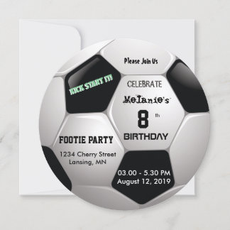 Fußball Spaß ⚽ Geburtstag Episches Party Einladung