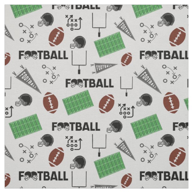 Fußball Spaß in Blassgrau Stoff (Muster)