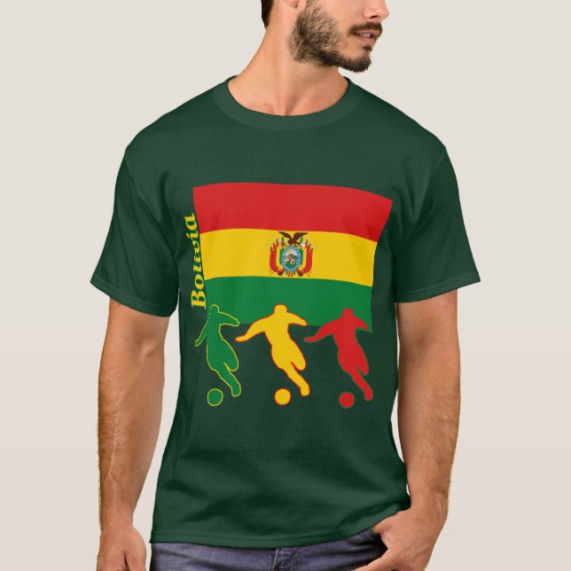 Fußball-Spieler - Bolivien T-Shirt (Vorderseite)