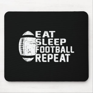 Fußball-Spieler Eat Sleep Football Wiederholung Li Mousepad