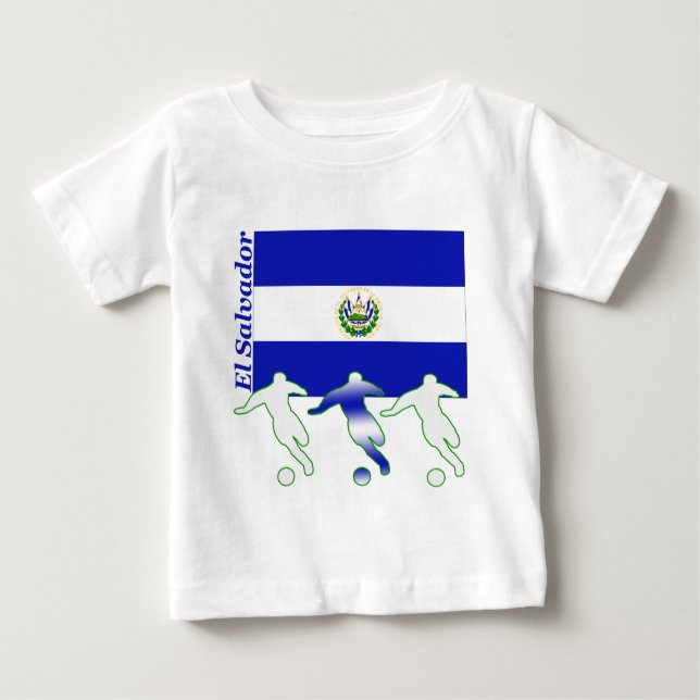 Fußball-Spieler - El Salvador Baby T-shirt (Vorderseite)