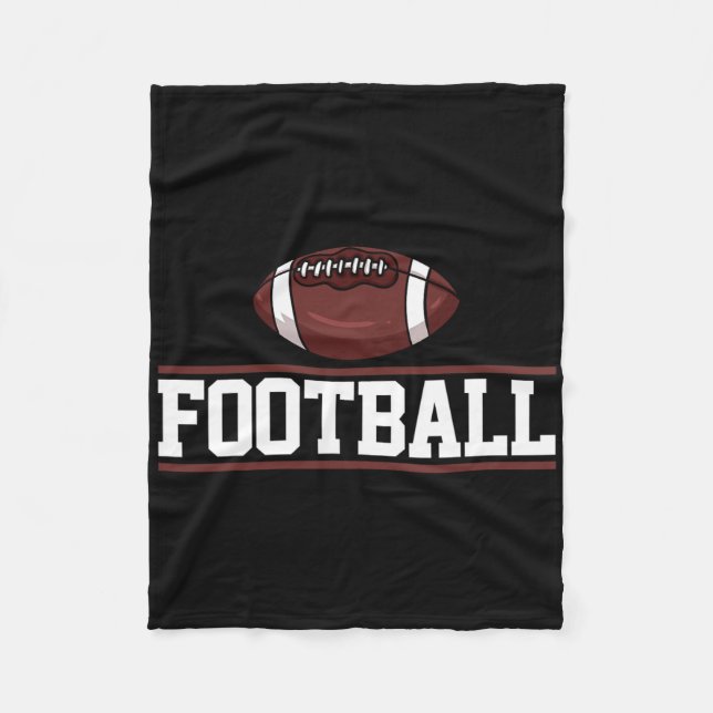 Fußball-Spieler-Geschenk Fleecedecke (Vorderseite)