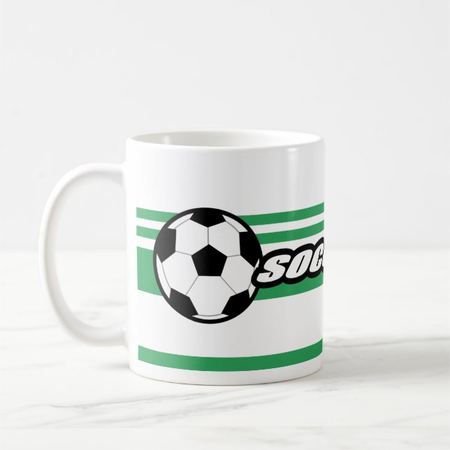 Fußball-Spieler-Kaffeebecher Tasse (Links)