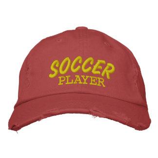 Fußball-Spieler mit individueller bestickter Hülle Bestickte Baseballkappe