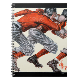 Fußball-Spieler Notizblock