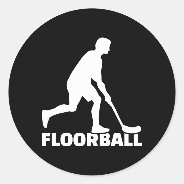 Fußball-Spieler Runder Aufkleber (Vorderseite)