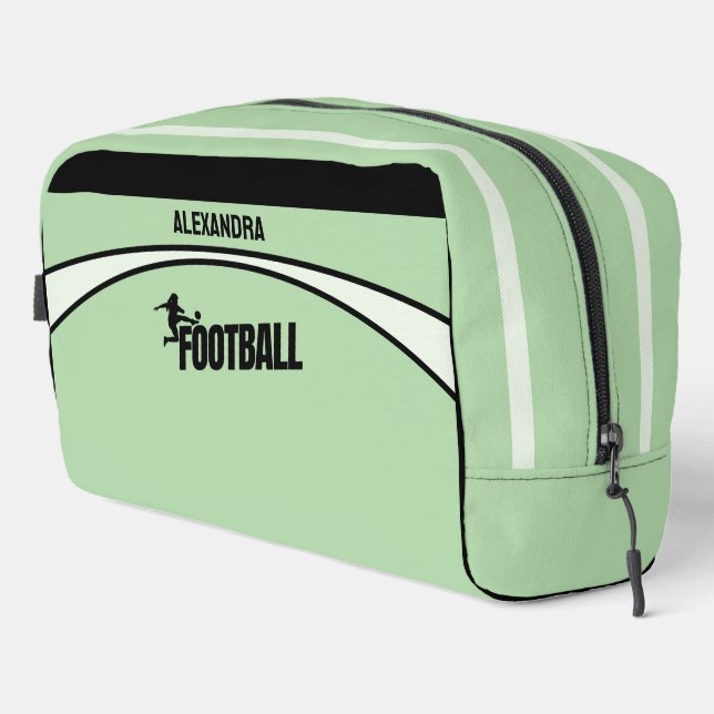 Fußball-Spieler, Team, Geburtstagsgeschenke Waschbeutel (Rechte Ecke)