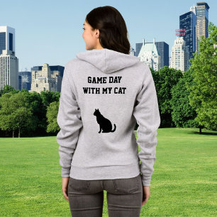 Fußball-Spieltag Katze Mutter Haustierliebhaber Sc Hoodie