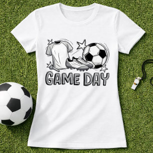 Fußball-Spieltag Spieler-Look T-Shirt