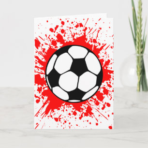 Fußball splat. karte